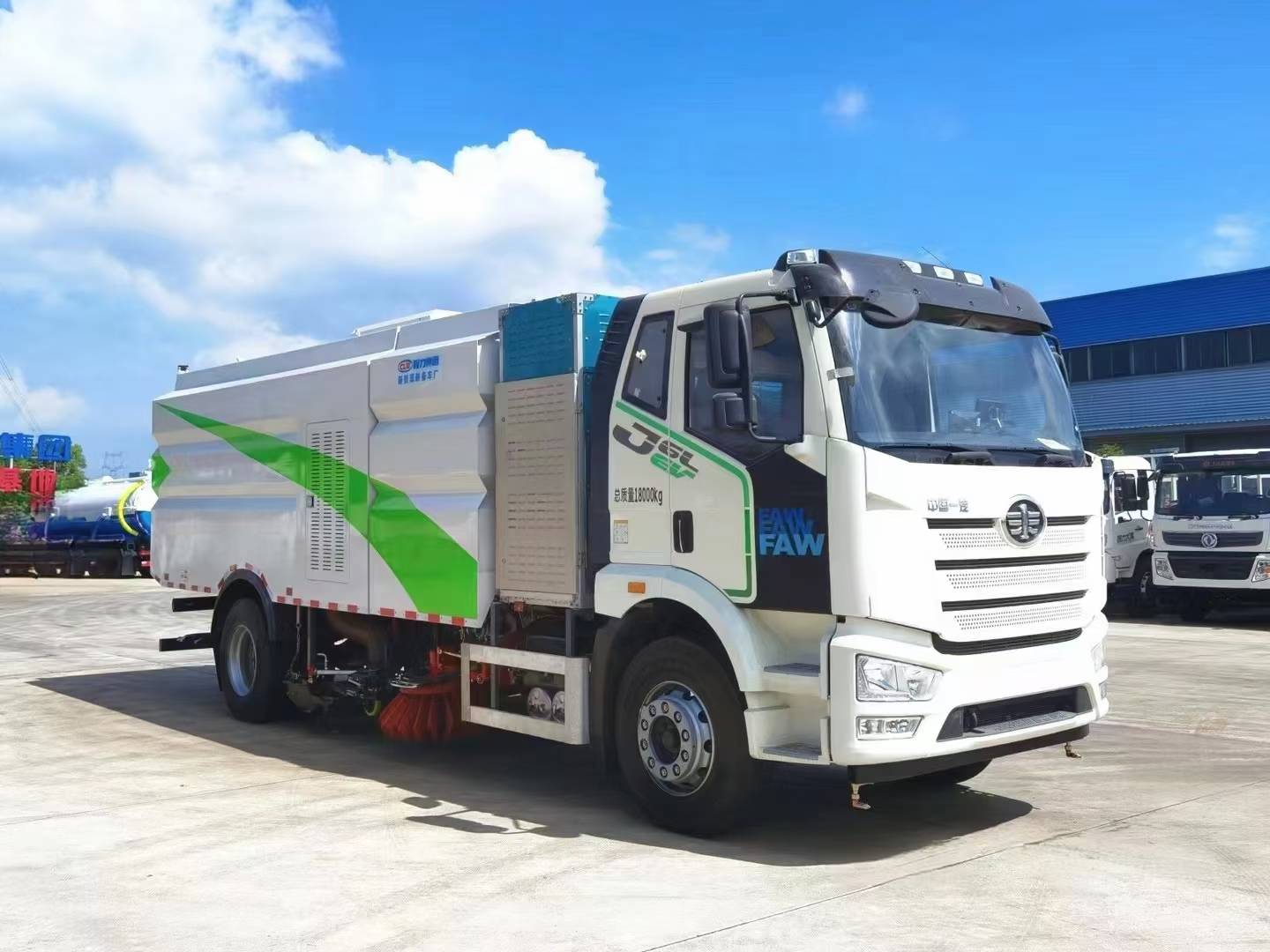 解放純電動洗掃車